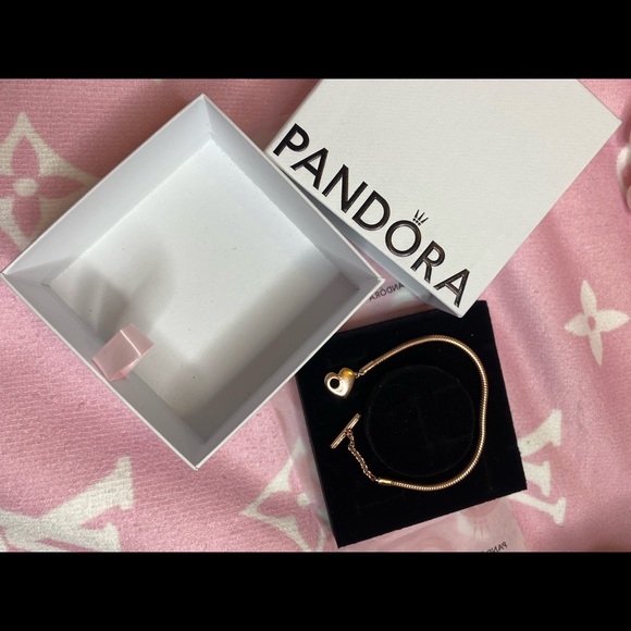 Rose gold bracelet brand NEW never worn, Pandora - Picture 3 of 6
